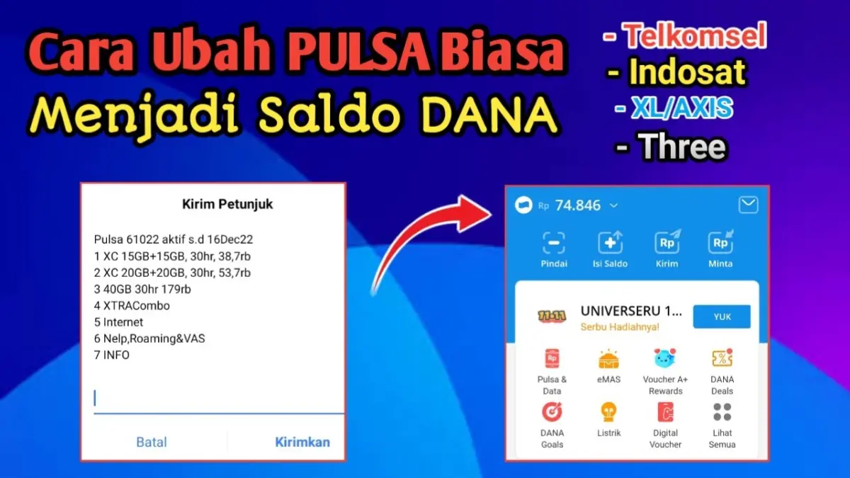 Cara Mudah Mengubah Pulsa Menjadi Saldo DANA Anti Ribet!