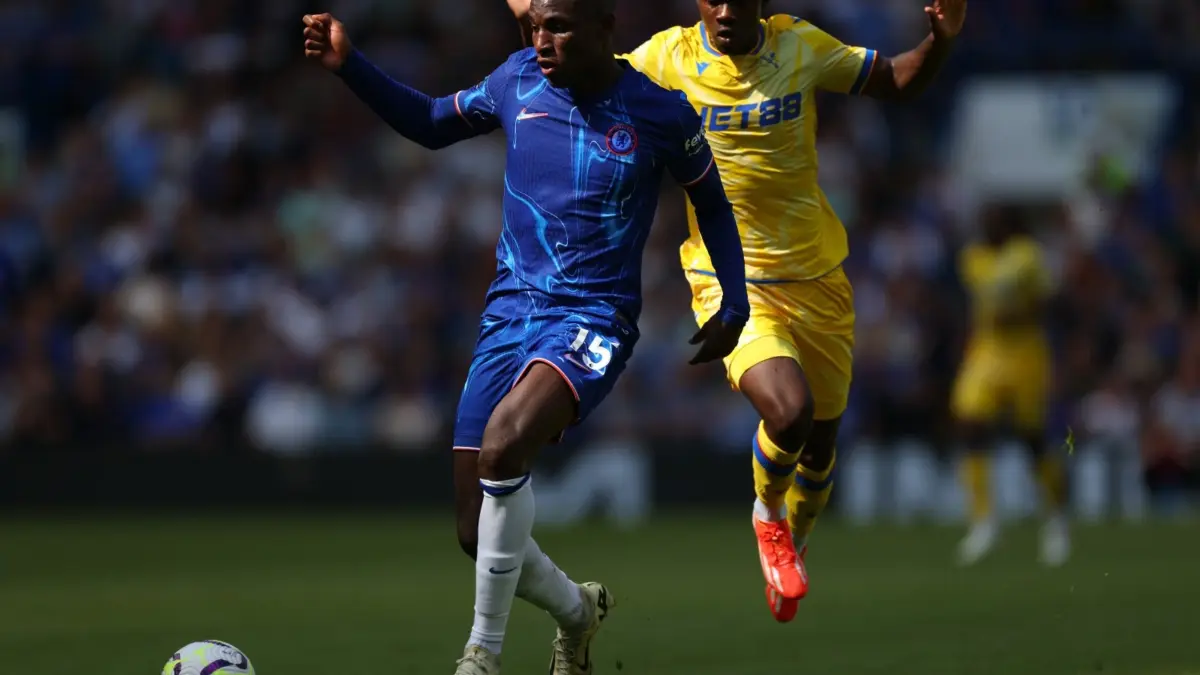 Chelsea vs Crystal Palace di EPL 2024/2025.