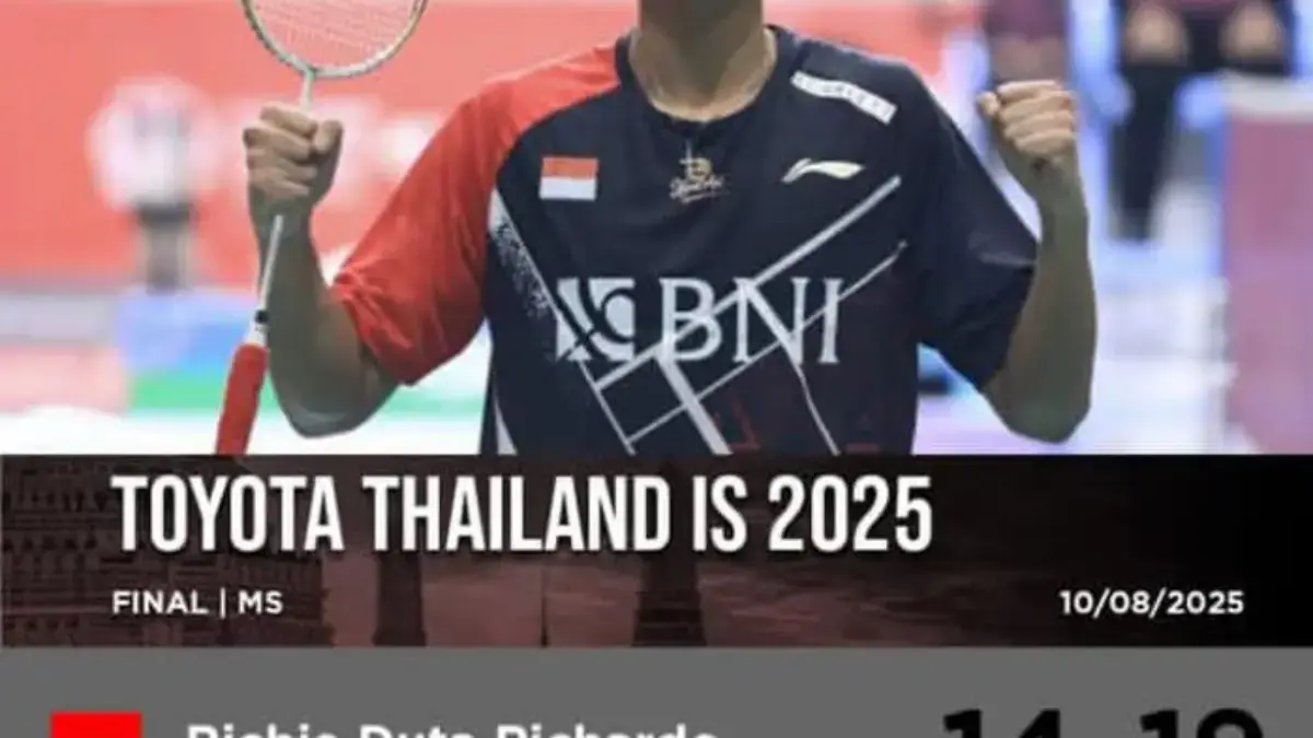 Christian Adinata Kunci Gelar! Begini Jalannya Pertandingan Final Thailand International Series 2025 yang Seru