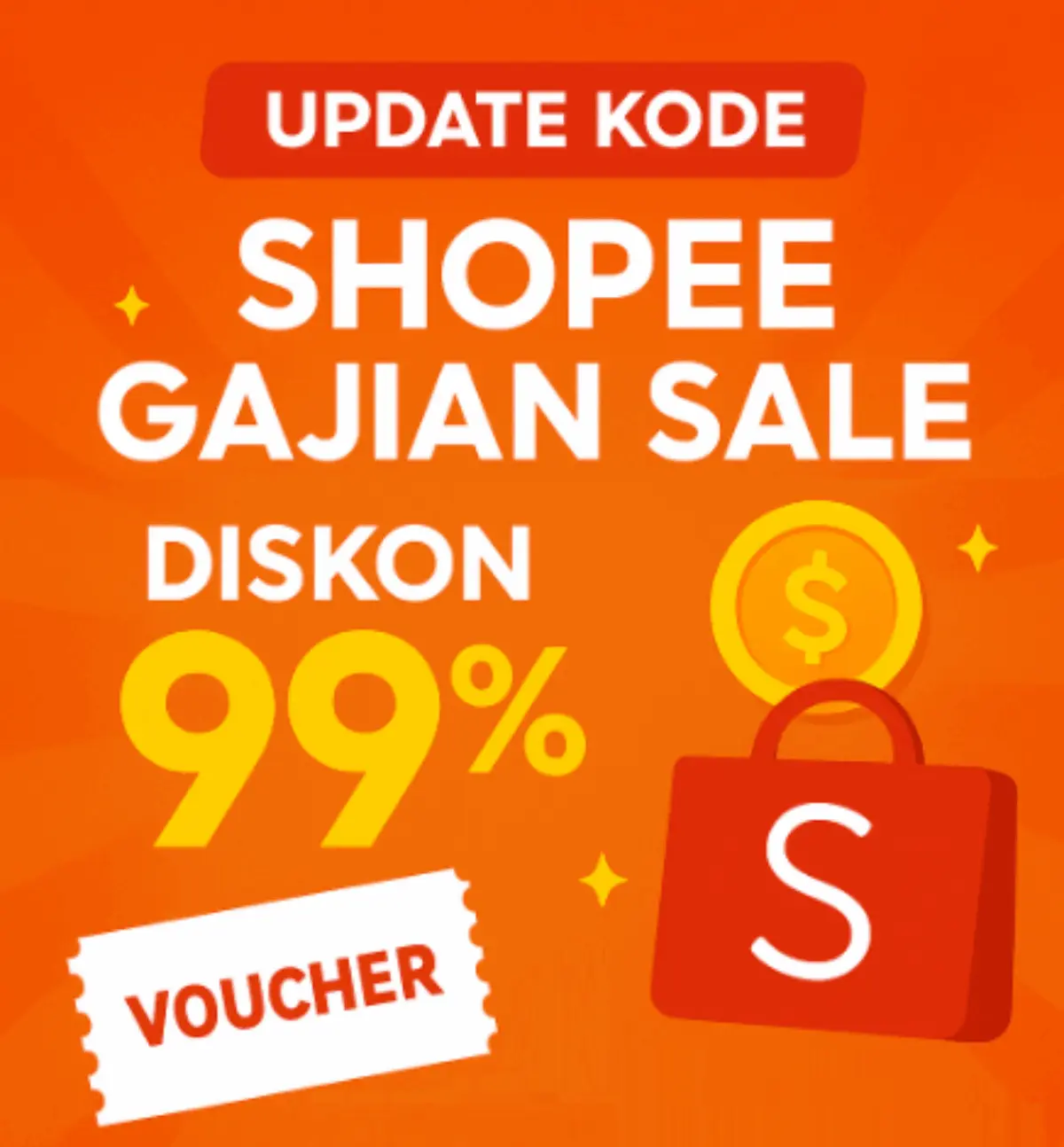 Kode Sales Update Kode Shopee Gajian Sale 25 Agustus 2025, Buruan Klaim Sebelum ...