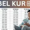 Tabel KUR BRI Terbaru Agustus 2025: Pinjam Rp10 Juta, Cicilan Murah Mulai Rp7 Ribuan!