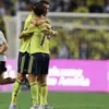 Cristiano Ronaldo dan Joao Felix pemain Al Nassr.