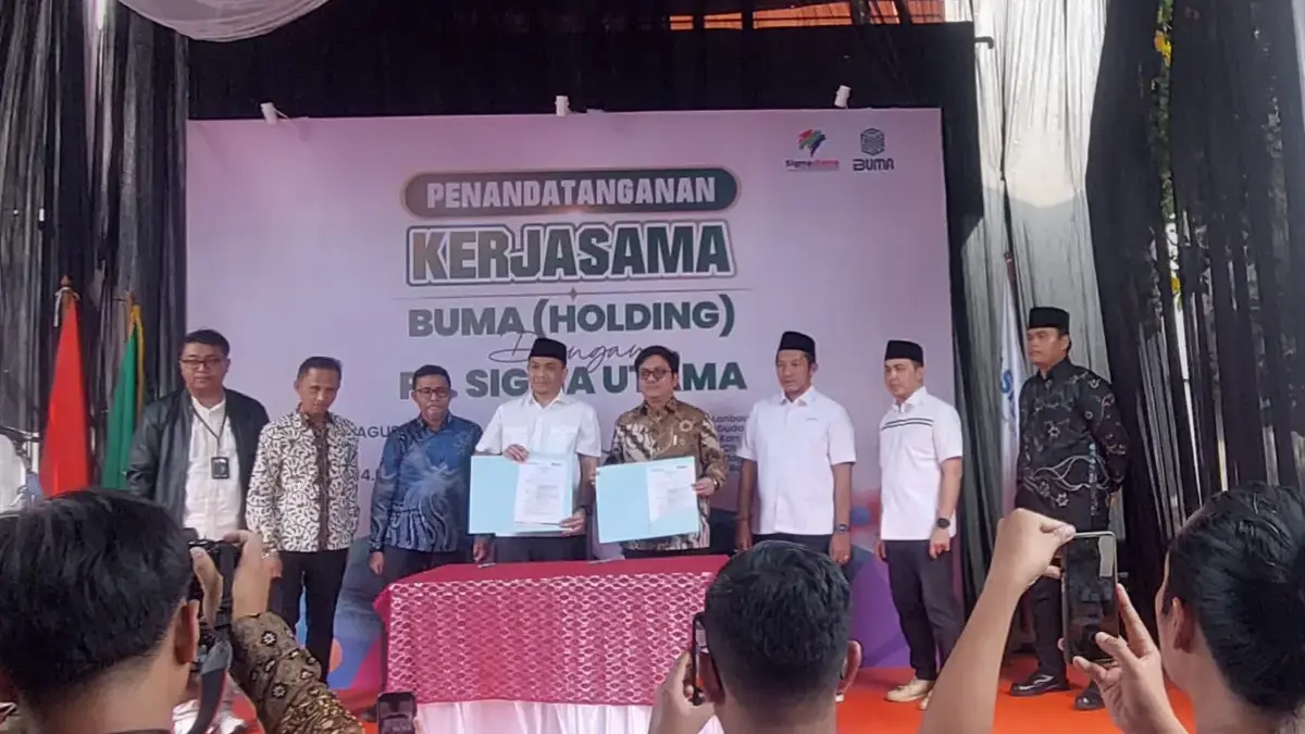 Perkuat Ekonomi Kelembagaan, BUMA Holding Teken Kerja Sama dengan PT Sigma Utama