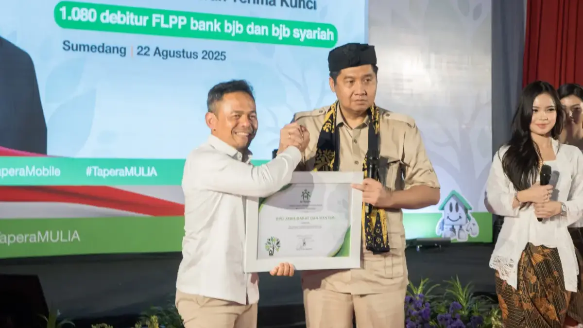 ‎Bank BJB Serahkan 1.080 Rumah FLPP, Wujudkan Mimpi Keluarga Indonesia