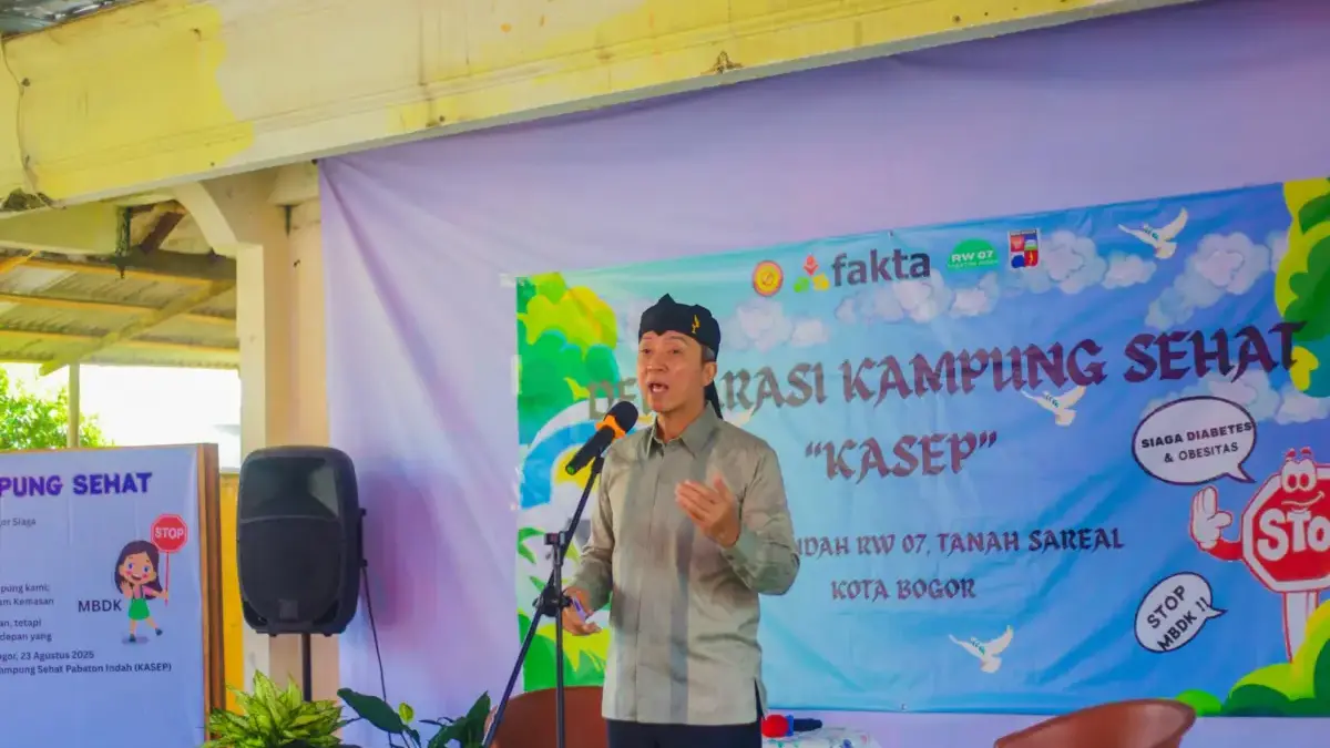 Pabaton Jadi Kampung Pertama Siaga Obesitas dan Diabetes di Kota Bogor, Dedie Rachim Beri Apresiasi Pabaton Jadi Kampung Pertama Siaga Obesitas dan Diabetes di Kota Bogor, Dedie Rachim Beri Apresiasi