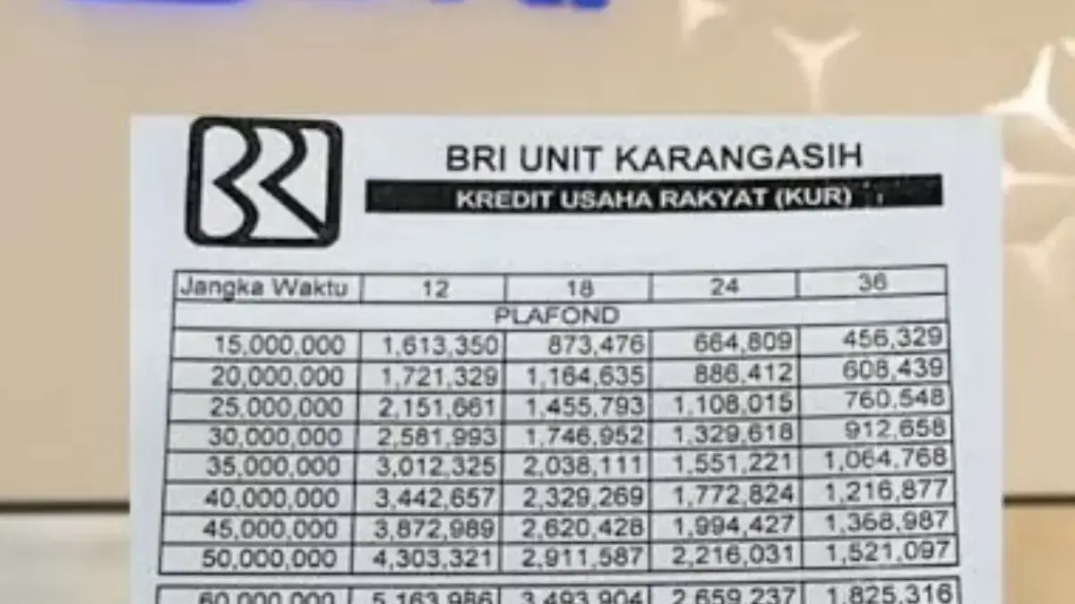 Cara Dapat KUR BRI 2025 Tanpa Jaminan, Pinjam Rp5 Juta Bayarnya Cuma Rp3 Ribuan per Hari Cara Dapat KUR BRI 2025 Tanpa Jaminan, Pinjam Rp5 Juta Bayarnya Cuma Rp3 Ribuan per Hari