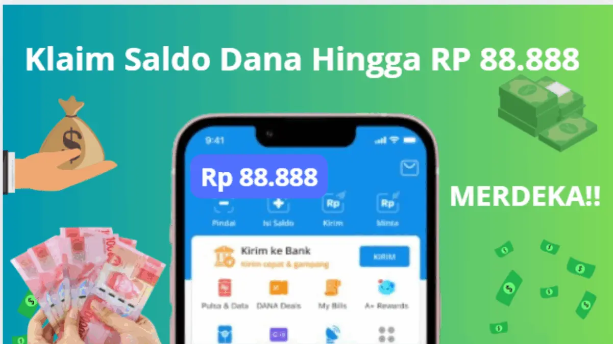 Klaim Saldo Dana Gratis Langsung Cair Hingga Rp 88.888 Spesial HUT RI via Link Dana Kaget Ini! Klaim Saldo Dana Gratis Langsung Cair Hingga Rp 88.888 Spesial HUT RI