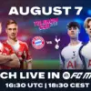 Laga Bayern vs Tottenham di FC Mobile.