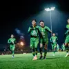 Persebaya Surabaya dalam laga kontra Western Australia.
