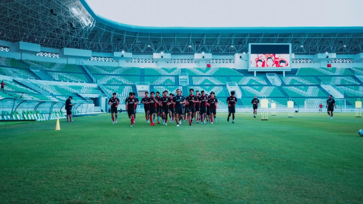 Link Live Streaming Timnas U17 Indonesia vs Tajikistan Piala Kemerdekaan 2025, Segera Kick-off! Latihan Timnas U17 Indonesia.