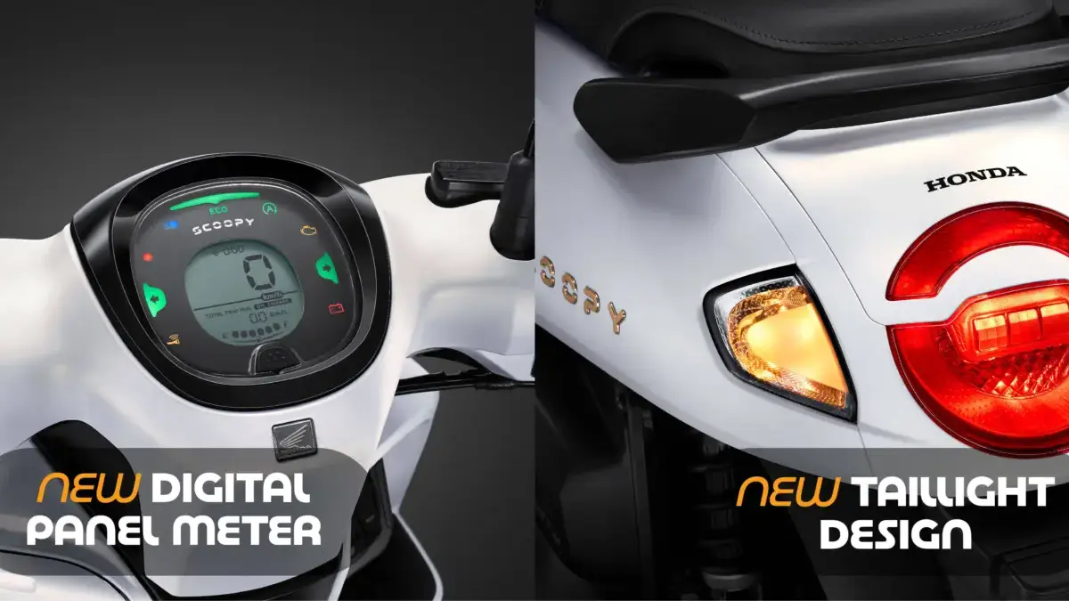 Pilihan 4 Motor Matic untuk Ibu Rumah Tangga yang Praktis dan Irit BBM, No.1 Paling Populer Ilustrasi tampilan Honda Scoopy Prestige.