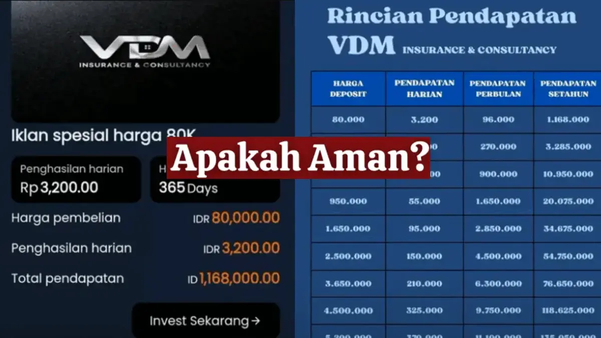 Apakah Aplikasi VDM Aman atau Penipuan Berkedok Investasi? Ini Faktanya