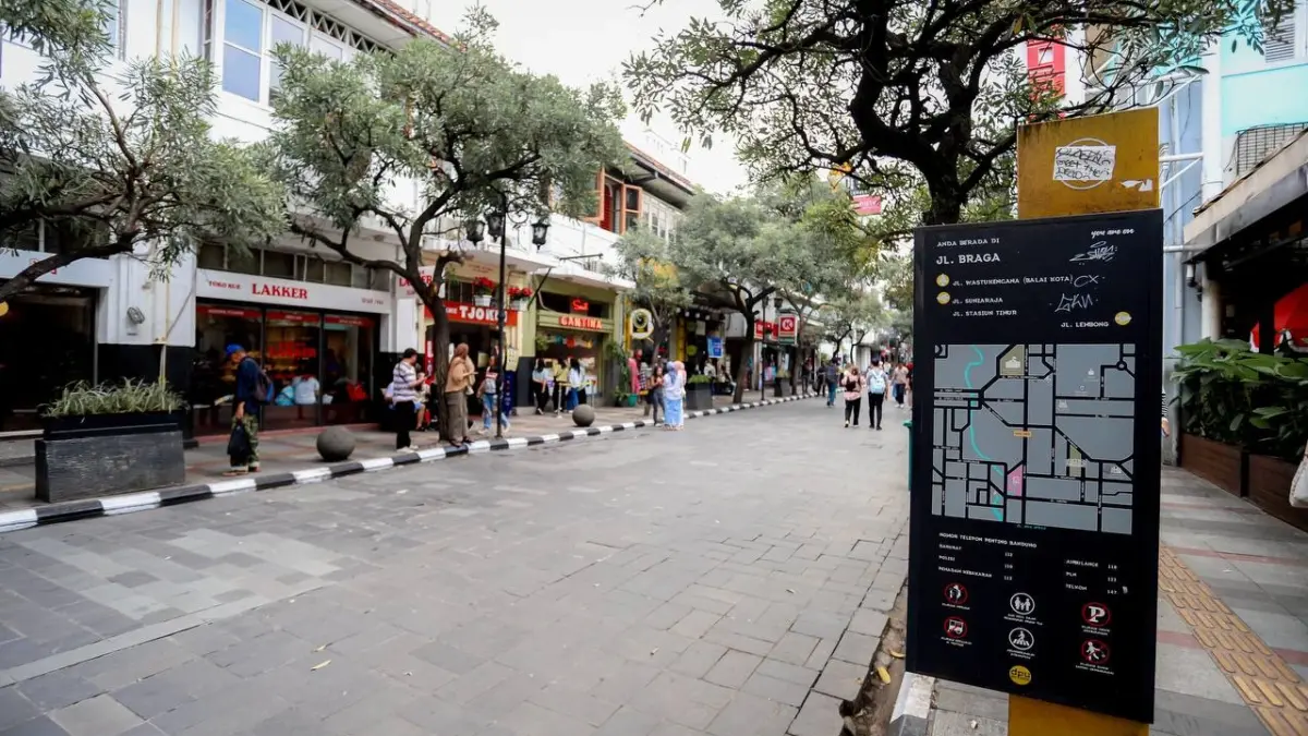 Rekomendasi 5 Road Run atau Tempat Lari Favorit di Bandung, Ada Dago hingga Braga Jalan Braga Bandung.