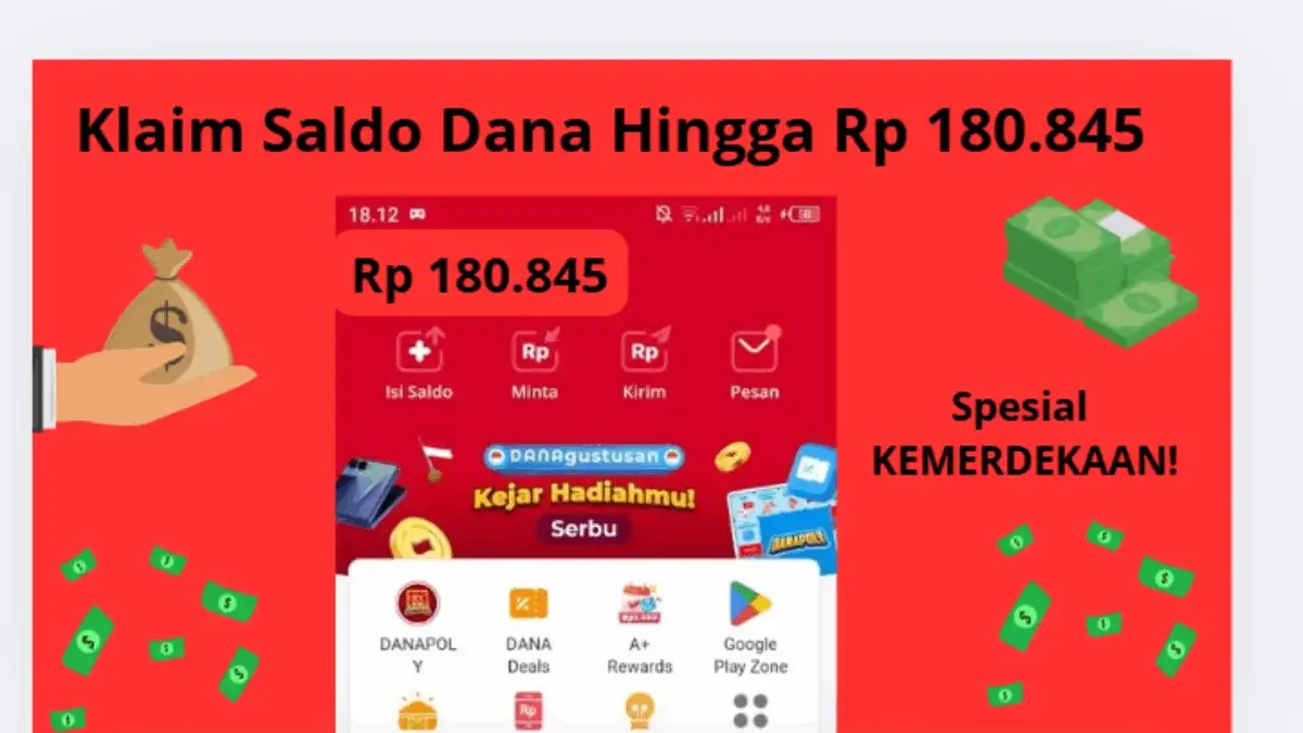 Ambil Saldo DANA Gratis Spesial Kemerdekaan