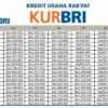 Tabel Angsuran KUR BRI 2025 Terbaru, Plafon Pinjaman 200 Juta