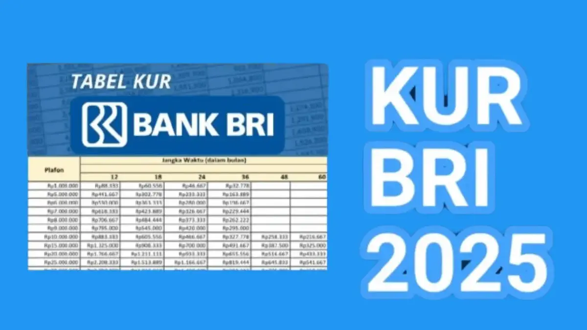 Tabel Cicilan KUR BRI 2025 dengan Pinjaman 50 Juta dan Cicilan 70 Ribu Per Hari Tabel Cicilan KUR BRI 2025 dengan Pinjaman 50 Juta dan Cicilan 70 Ribu Per Hari