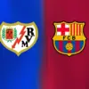Poster Rayo Vallecano vs Barcelona.