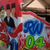 Bersolek Jelang HUT RI, Gang Karangsari Padalarang Jadi Galeri Mural Warga