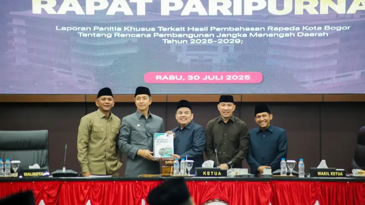 RPJMD Kota Bogor 2025–2029 Resmi Disahkan RPJMD Kota Bogor 2025–2029 Resmi Disahkan