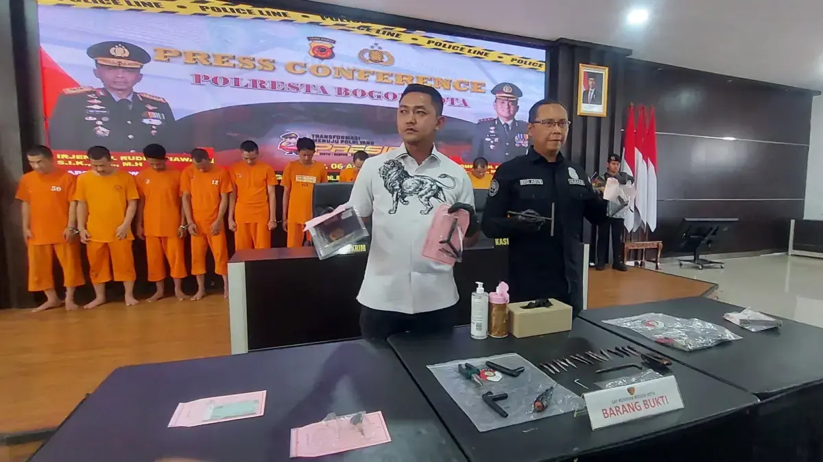 Aksi Curanmor di Bogor Terendus! 12 Pelaku Berakhir di Tangan Polisi Polresta Bogor Kota Tangkap 12 Pelaku Curanmor, Beraksi Saat Dini Hari