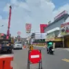 Revitalisasi Jembatan Cibalok, Lalu Lintas di Depan Ramayana Tajur Berlaku Satu Jalur