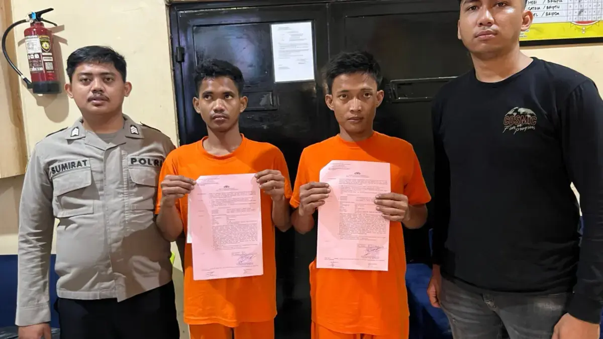 Kedapatan Bawa Golok, Dua Pemuda di Babakan Diciduk Patroli Polresta Bogor Kota