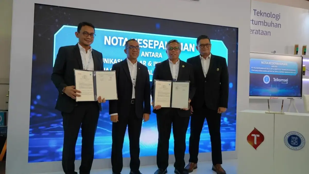 Telkomsel dan ITB Tandatangani Nota Kesepahaman, Hadirkan AI Innovation Hub di KSTI Indonesia 2025 Telkomsel dan ITB Tandatangani Nota Kesepahaman, Hadirkan AI Innovation Hub di KSTI Indonesia 2025