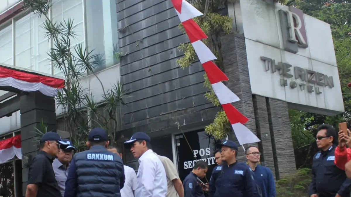 Tindak Tegas! Cemari Sungai Ciliwung, KLH Segel 4 Hotel di Puncak Bogor Tindak Tegas! Cemari Sungai Ciliwung, KLH Segel 4 Hotel di Puncak Bogor