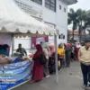 Gerakan Pangan Murah secara serentak di empat lokasi, yaitu Kejaksaan Negeri Kota Bandung (Kiara Artha Park),