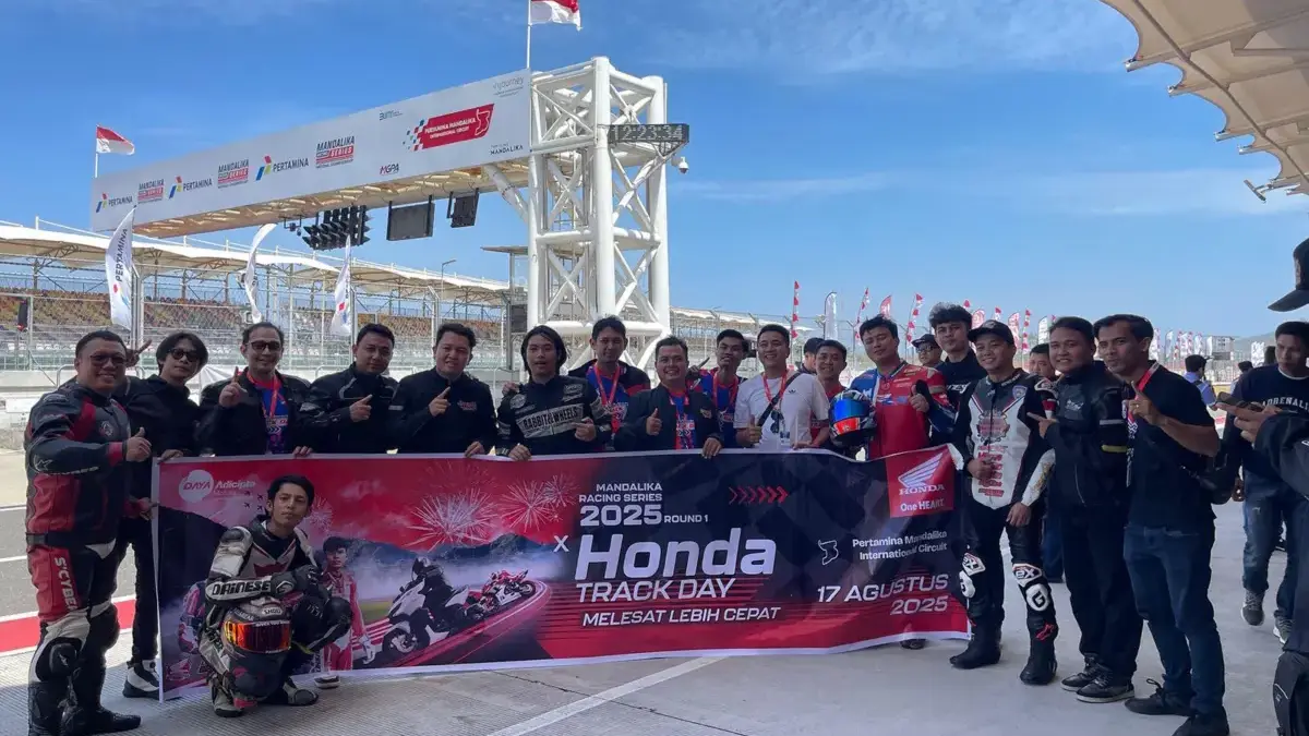 Bikers Jawa Barat Meriahkan Honda Trackday di Sirkuit Mandalika