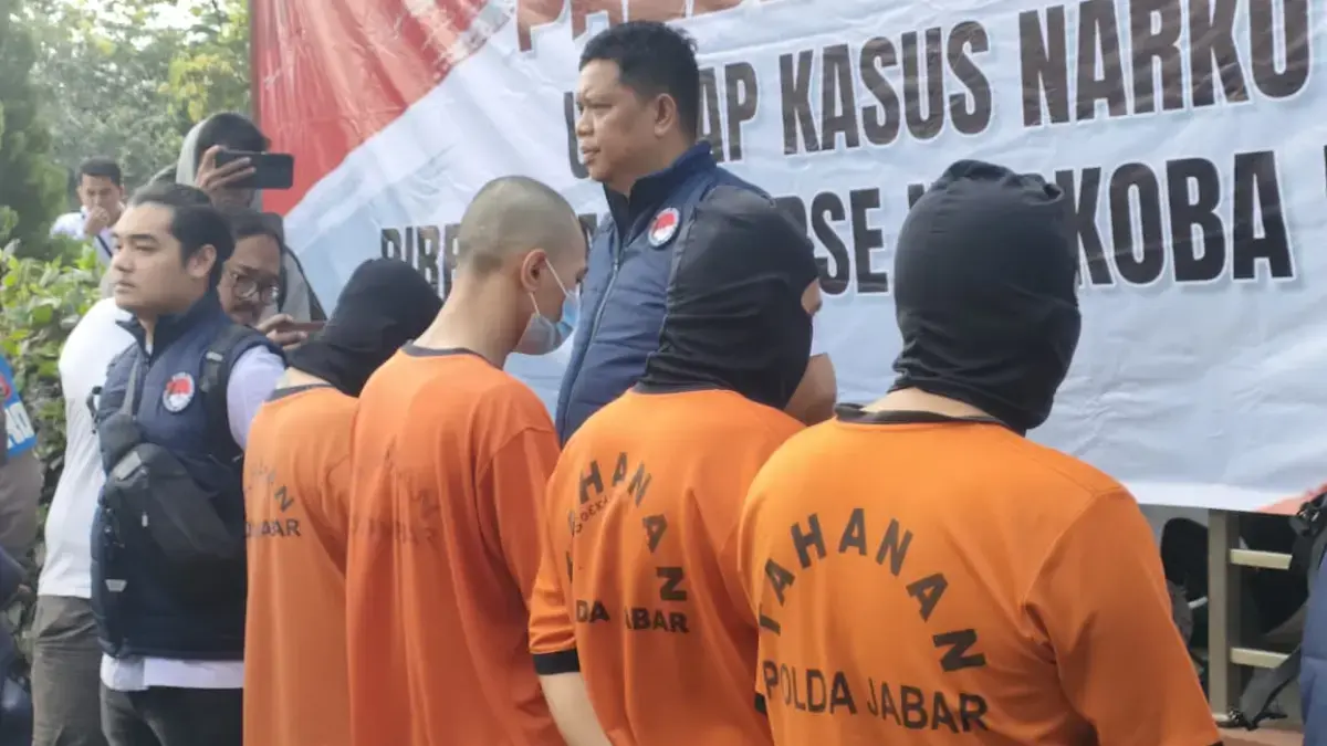 Ungkap Peredaran Narkoba Jaringan Internasional, 4 Pelaku Berhasil Dibekuk Polda Jabar