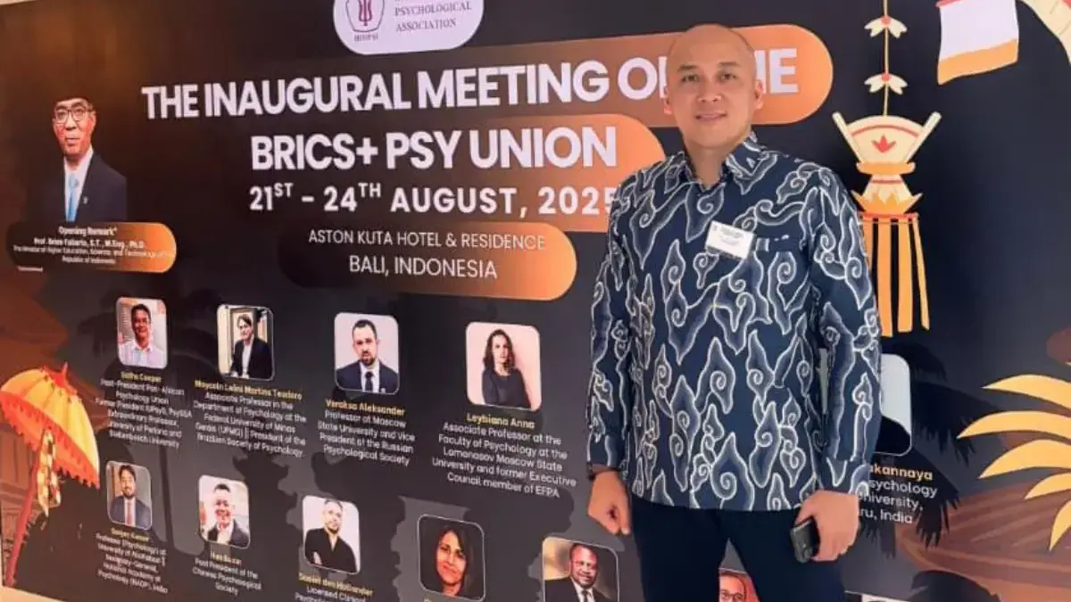 Bali Jadi Panggung Psikologi Dunia, Billy Martasandy Hadiri Pertemuan Elite BRICS+ di Bali Bali Jadi Panggung Psikologi Dunia, Billy Martasandy Hadiri Pertemuan Elite BRICS+ di Bali