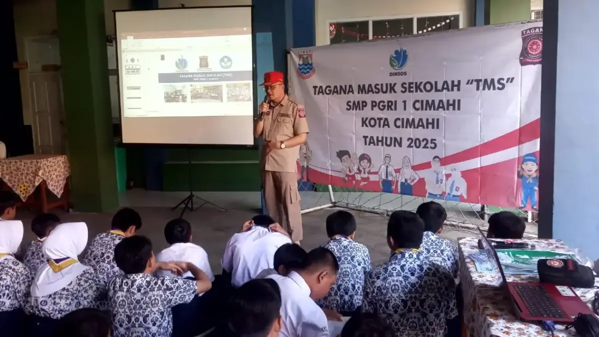 Mitigasi Bencana Jadi Prioritas, Dinsos Cimahi dan Tagana Edukasi Siswa Hadapi Potensi Sesar Lembang 