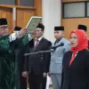 Maria Fitriana Resmi Dilantik Jadi Sekda Definitif Kota Cimahi, Ngatiyana Tekankan Efisiensi Anggaran