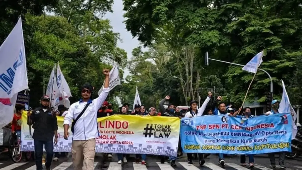 Kawal Aksi Unjuk Rasa Buruh, Ini Pola Pengamanan di Sekitaran Gedung Sate 
