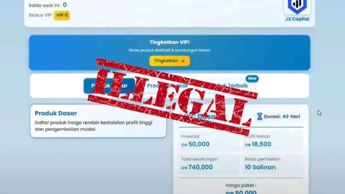 JX Capital Scam? Modus Investasi Bodong Mirip EV Global Modus Investasi Bodong JX Capital
