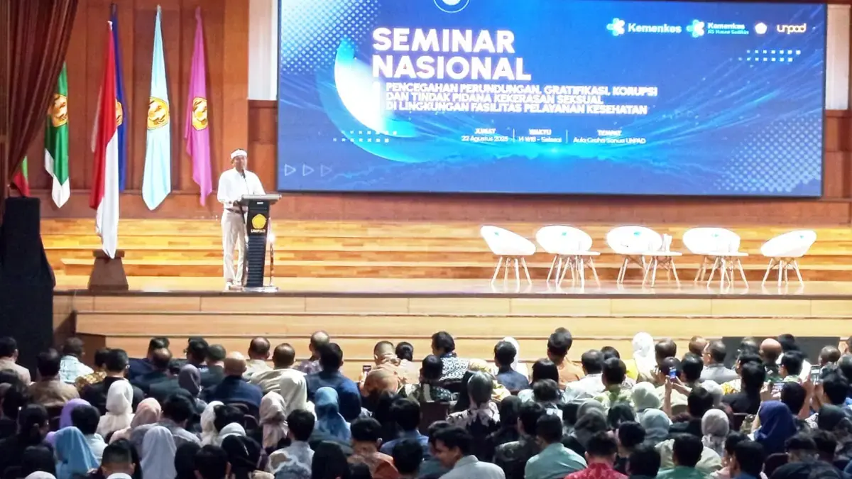 Gubernur Jabar Dedi Mulyadi saat di Unpad, Jumat (22/8) (son)