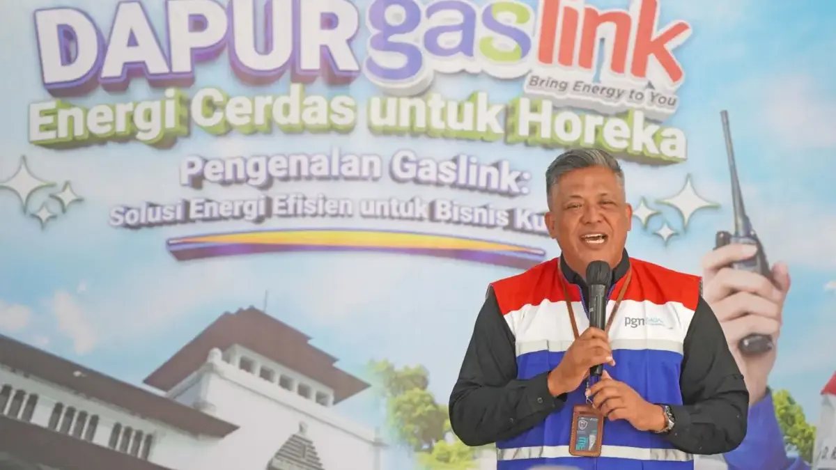 keterangan: Direktur Utama Gagas Santiaji Gunawan saat membuka kegiatan Dapur Gaslink : Energi Cerdas untuk H
