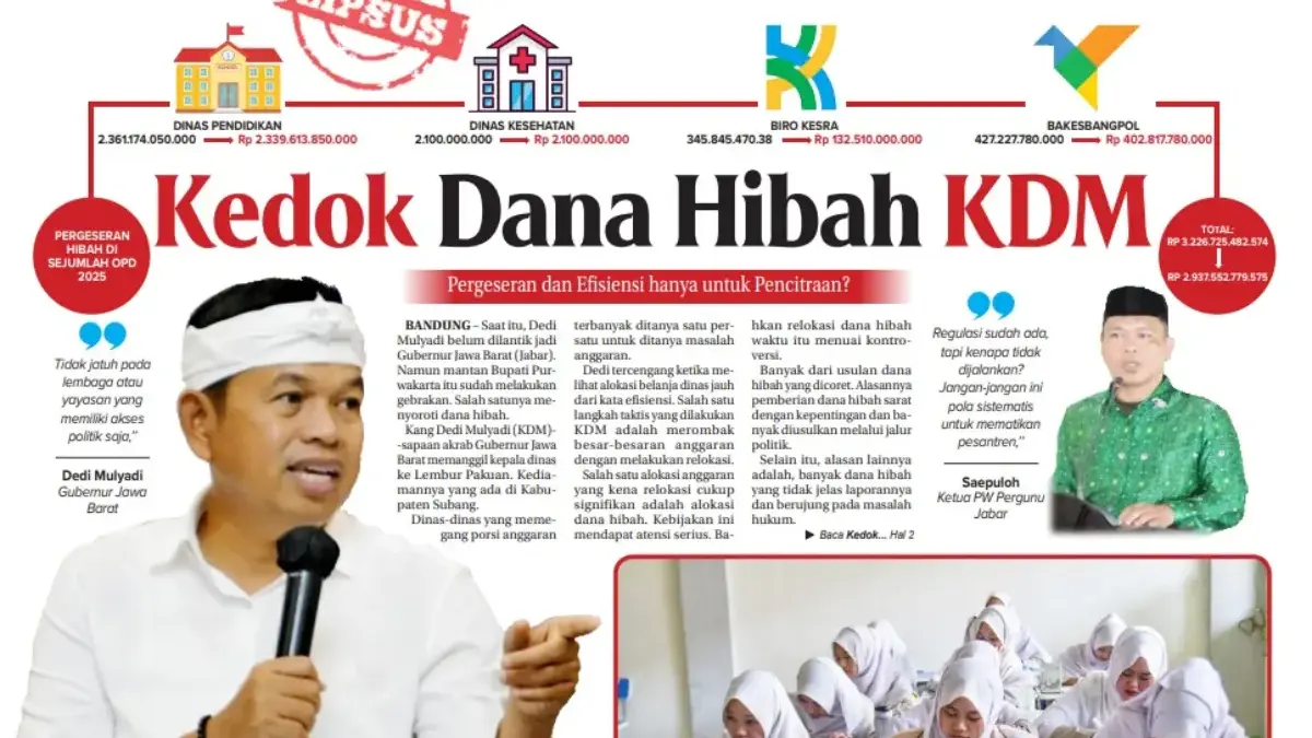 Alasan Perbaikan Tata Kelola, Pemangkasan Dana Hibah Hanya Kedok KDM?