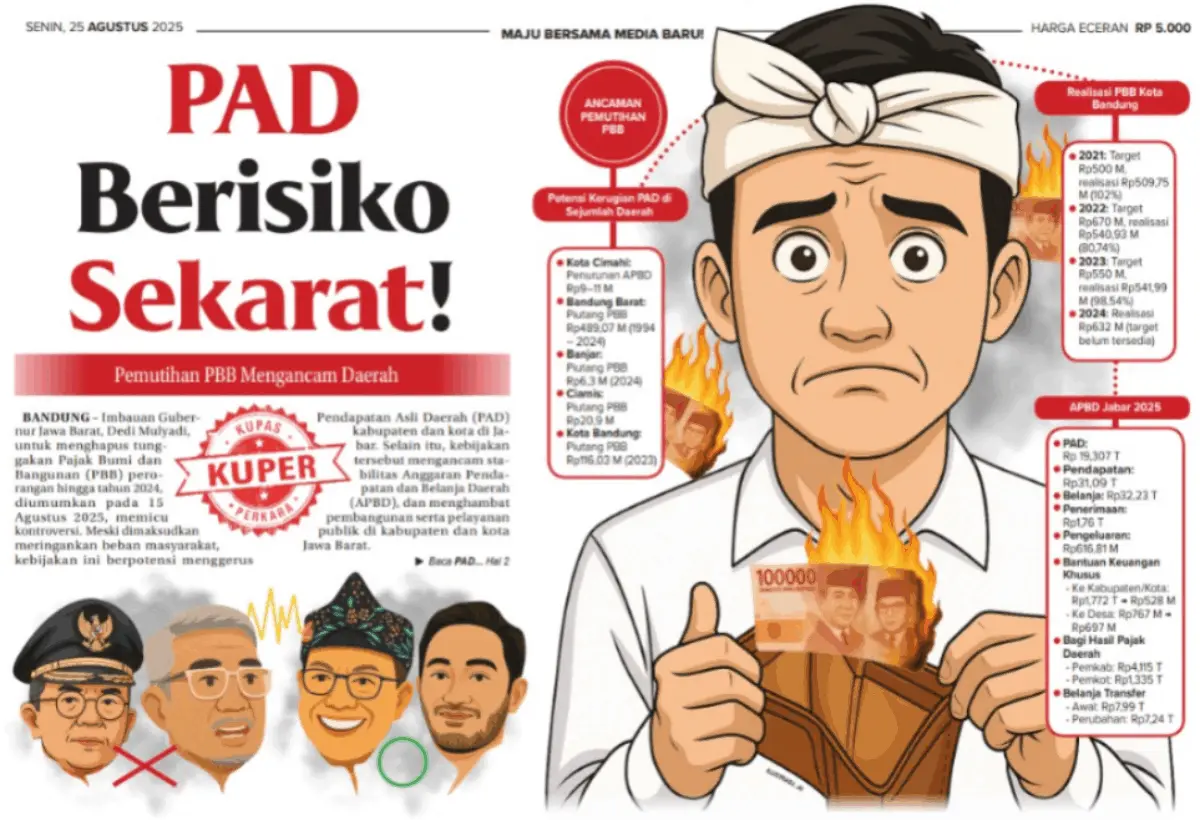 Pemerintah Daerah Ramai-Ramai Hindari Penghapusan Tunggakan PBB, Kebijakan KDM Ancam PAD?