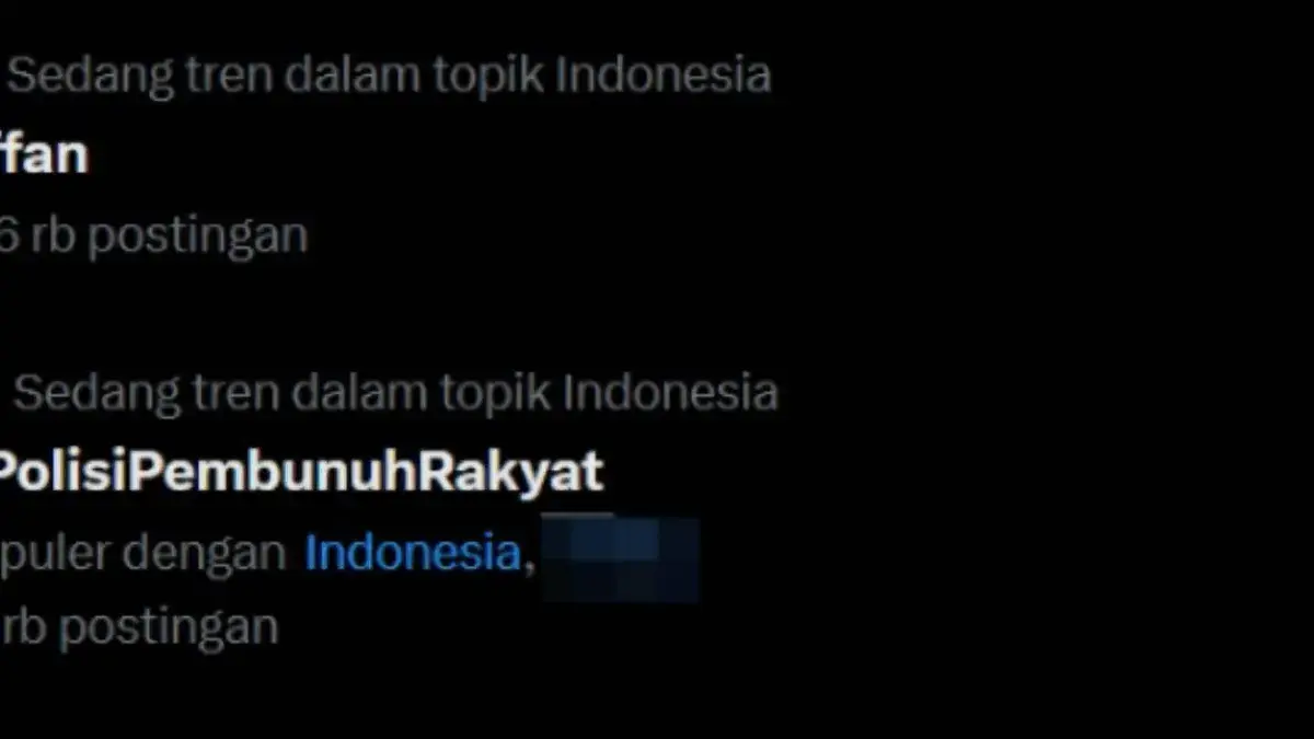 Pengemudi Ojol Dilindas Rantis Brimob, Tagar Polisi Pembunuh Rakyat Trending di X