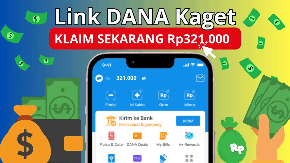 Ambil Saldo DANA Gratis Rp321.000 Tanpa Ribet, Cuma Klik Link Ini!