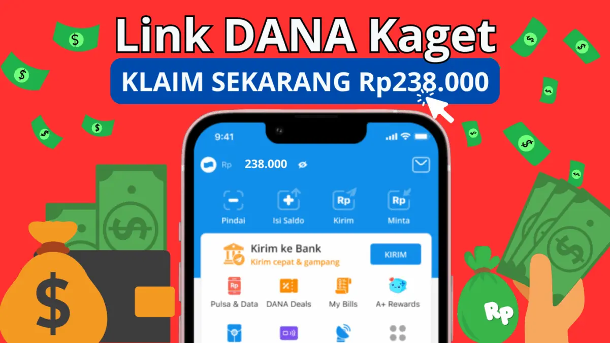 Segera Klaim Saldo DANA Gratis Rp238.000, Cuma 1 Kali Kesempatan! Segera Klaim Saldo DANA Gratis Rp238.000, Cuma 1 Kali Kesempatan!