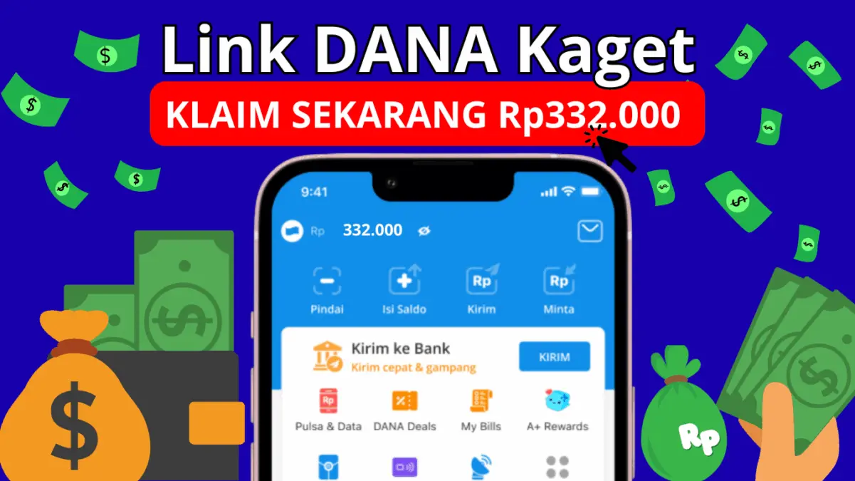 Selamat! Dapet Saldo DANA Gratis Rp332.000, Klaim di Sini