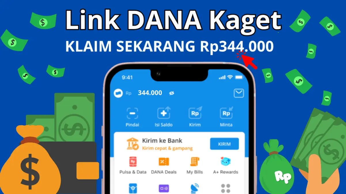 Langsung Klaim Saldo DANA Gratis Rp344.000 Tanpa Syarat, Cek Link DANA Kagetnya!