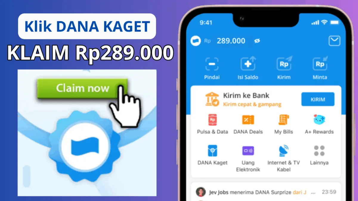 Terima Saldo DANA Gratis 2025 Sampai Rp289.000, Cek Linknya di Sini Sekarang!