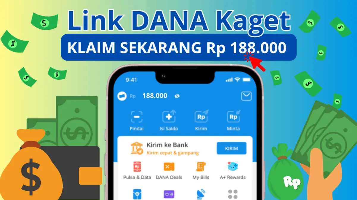 Sekali Klik Dapat Saldo DANA Gratis Rp188.000 Langsung Cair, di Sini Linknya!