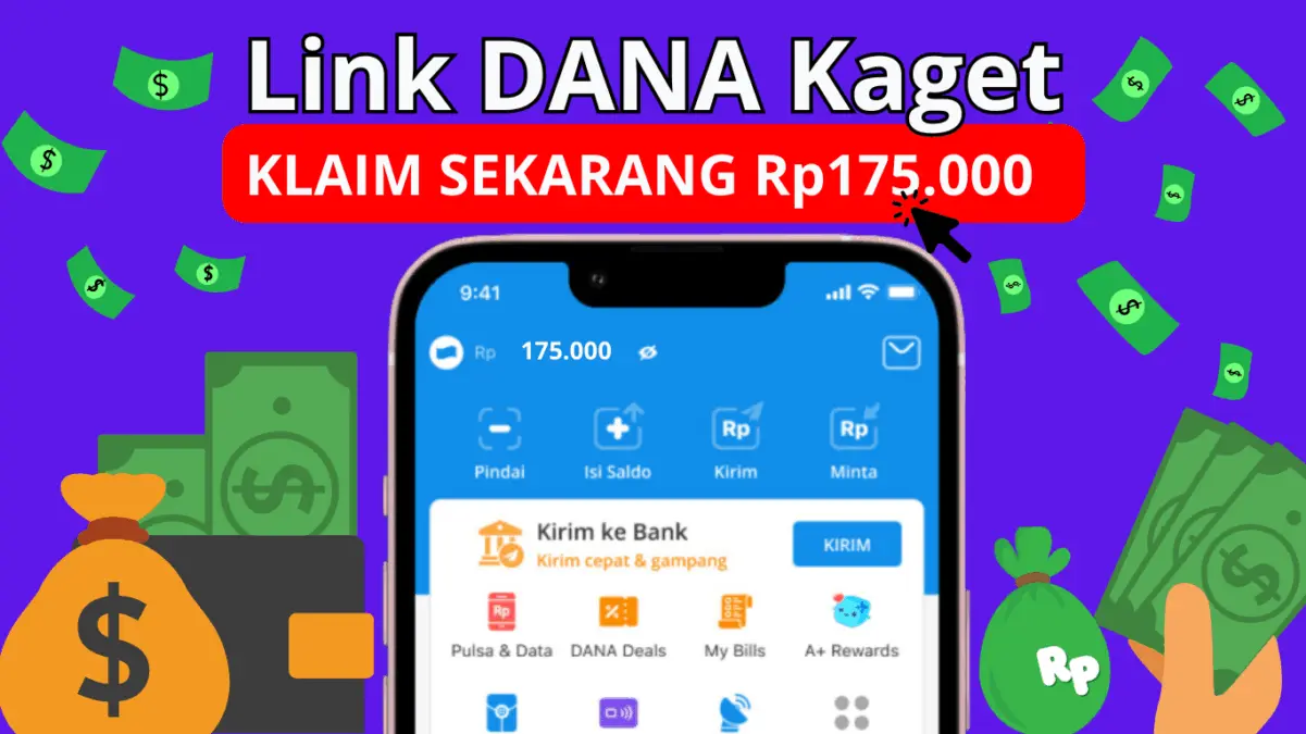 Link DANA Kaget Terbaru: Klaim Saldo DANA Gratis Rp175.000 Sekarang Juga! Link DANA Kaget Terbaru: Klaim Saldo DANA Gratis Rp175.000 Sekarang Juga!