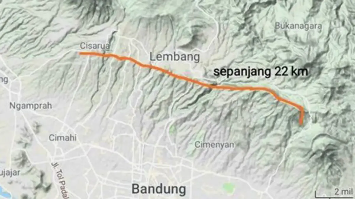 Fakta Ilmiah Sesar Lembang, Ancaman Gempa Besar yang Mengintai Bandung Raya Fakta Ilmiah Sesar Lembang