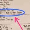 Viral Ada Biaya Royalti Musik di Struk Makan Resto